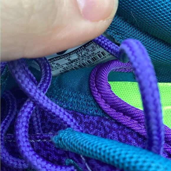 WOMENS NIKE ROSHE RUN PRINT PURPLE HAZE TRAINER 599432 551 9.5 - Picture 6 of 7